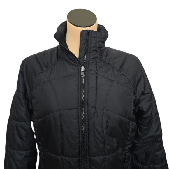 Columbia Jacket Women's‎ Size Medium Black Titanium Quilted Mock Neck Full Zip - Picture 7 of 9